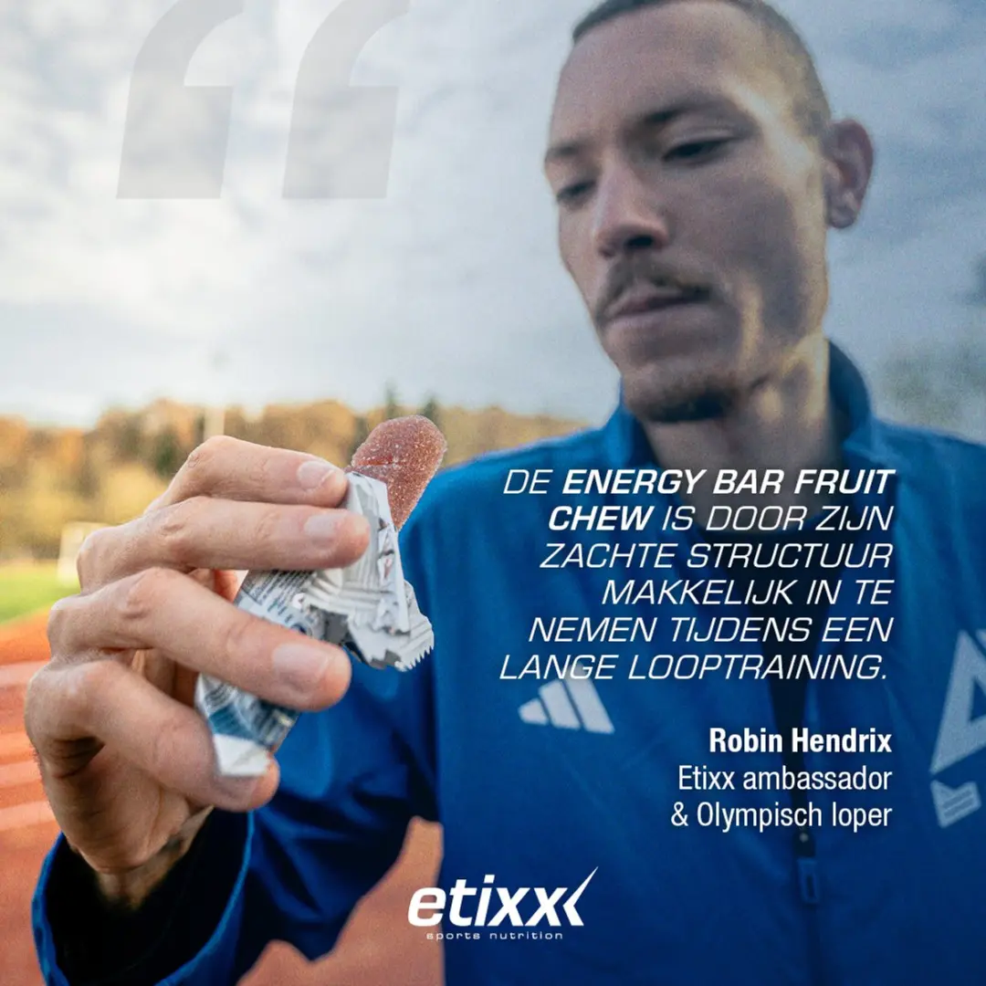 Etixx Energy Bar Rode Vruchten 12x38g