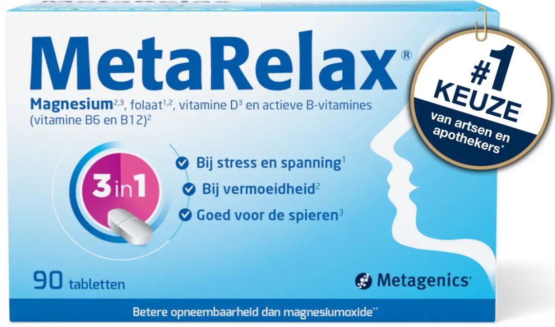 Metagenics MetaRelax Magnesiumtabletten 90 Stuks