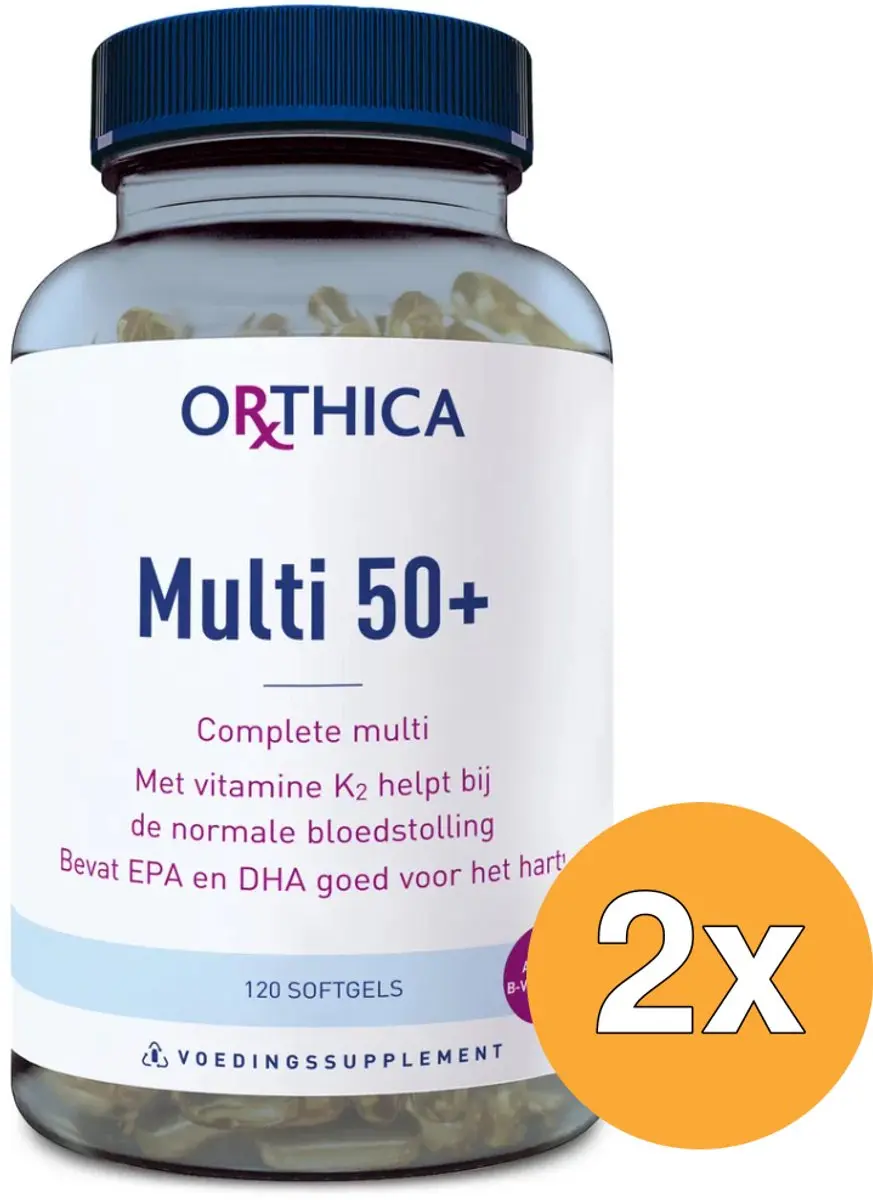 Orthica Multi 50+ 240g Softgels - 2x120 Stuks