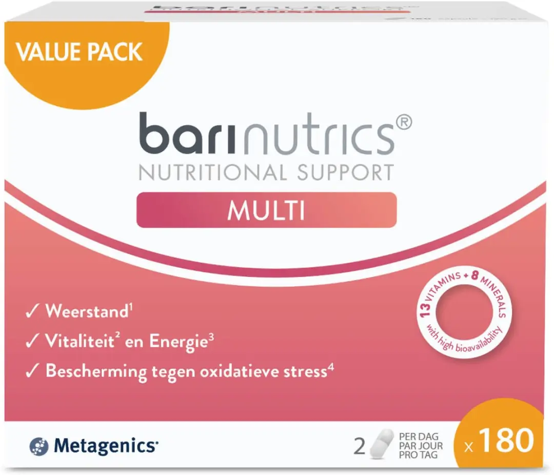Metagenics Barinutrics Multi Multivitamine 180 Capsules
