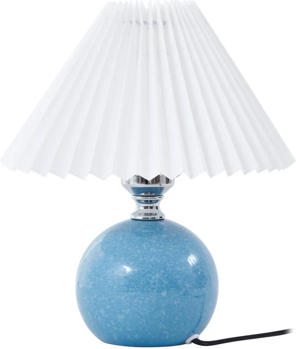 Lindby Tafellamp Keramiek Blauw - 29cm - E27