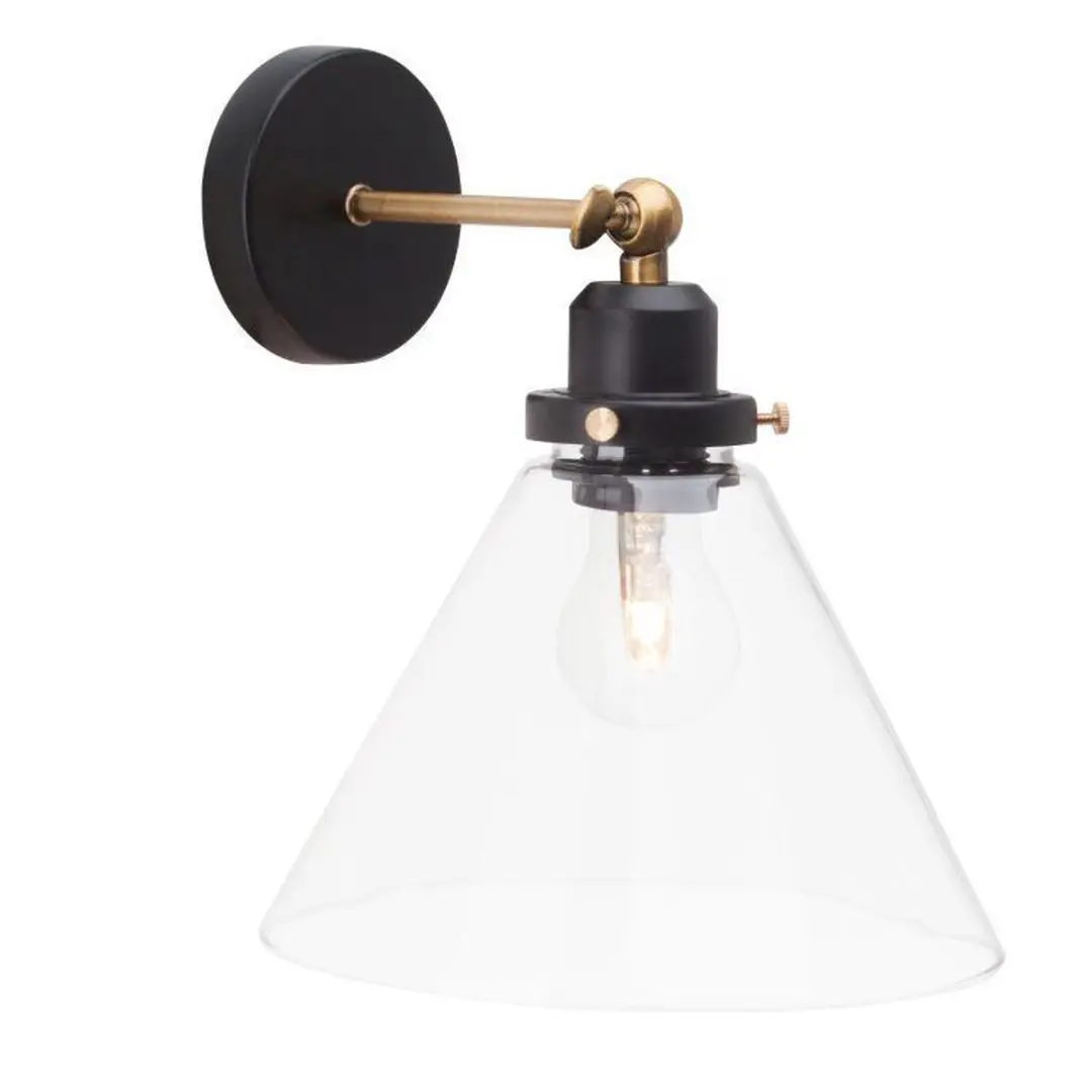 Brilliant Milano LED Wandlamp 8cm - Zwart