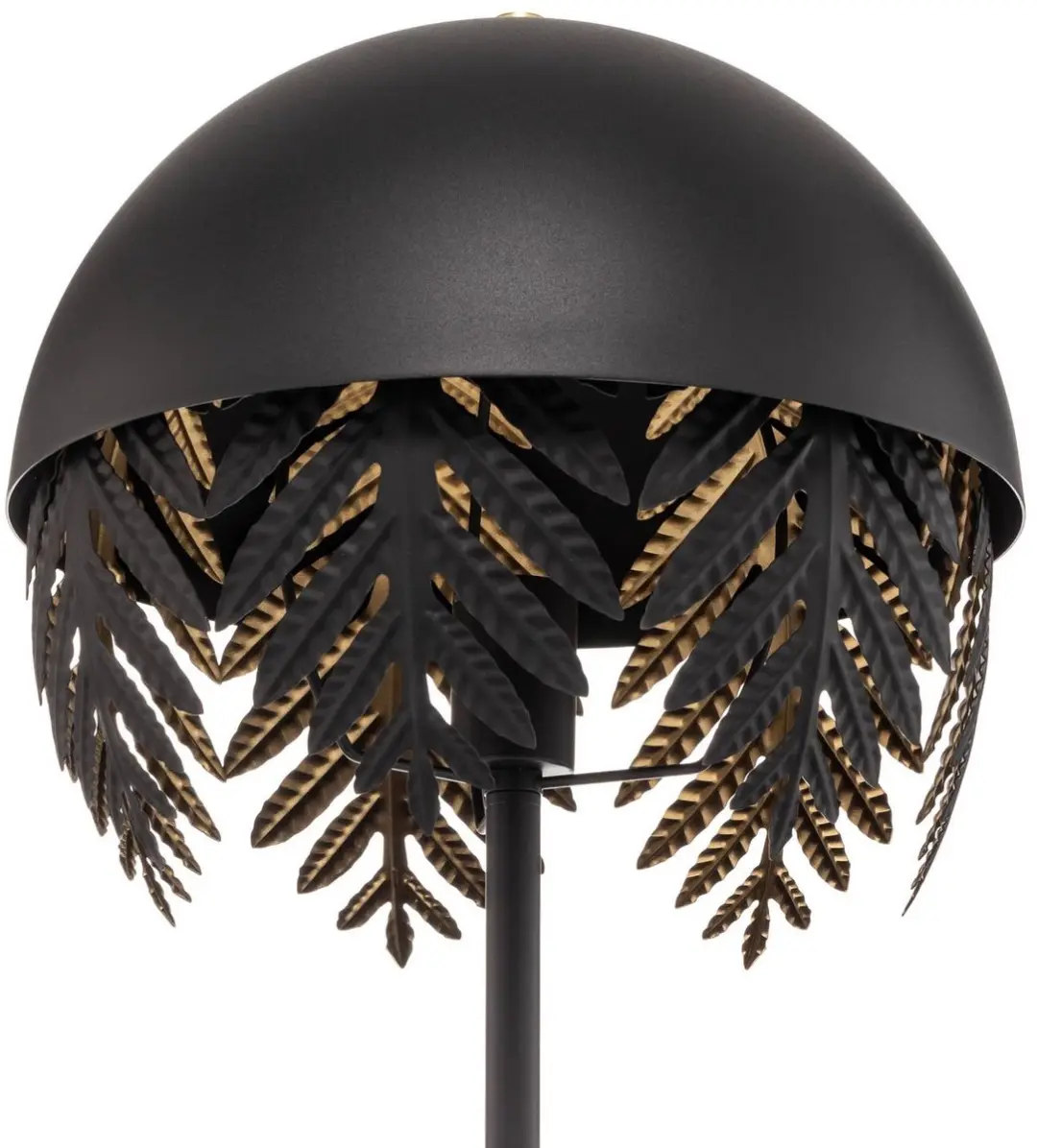 Lucande Vloerlamp 1 Licht 160cm - Zwart/Goud