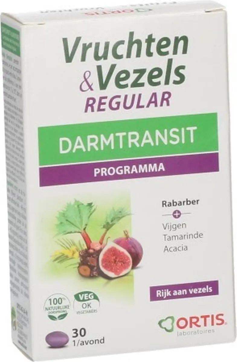Ortis Vruchten & Vezels Regular 30Tb - 52g