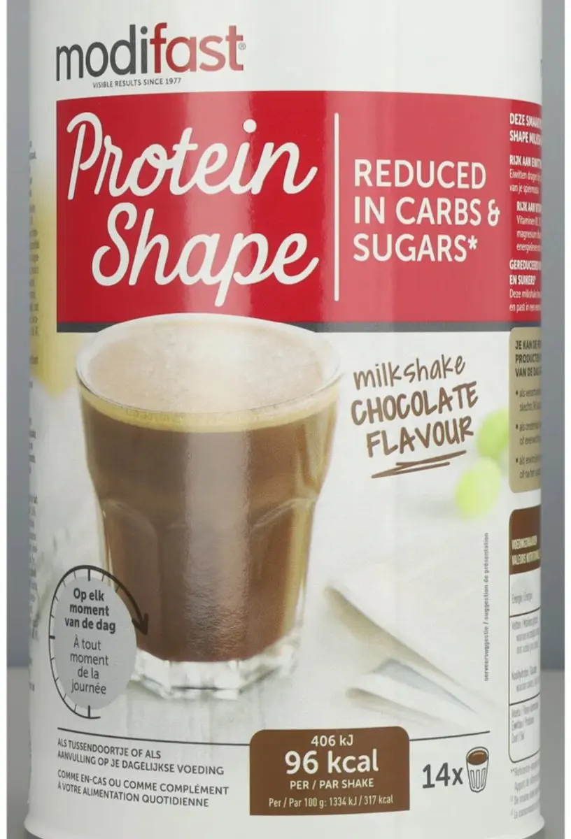Modifast Protein Shape Chocolade 420g - 14 Scoops