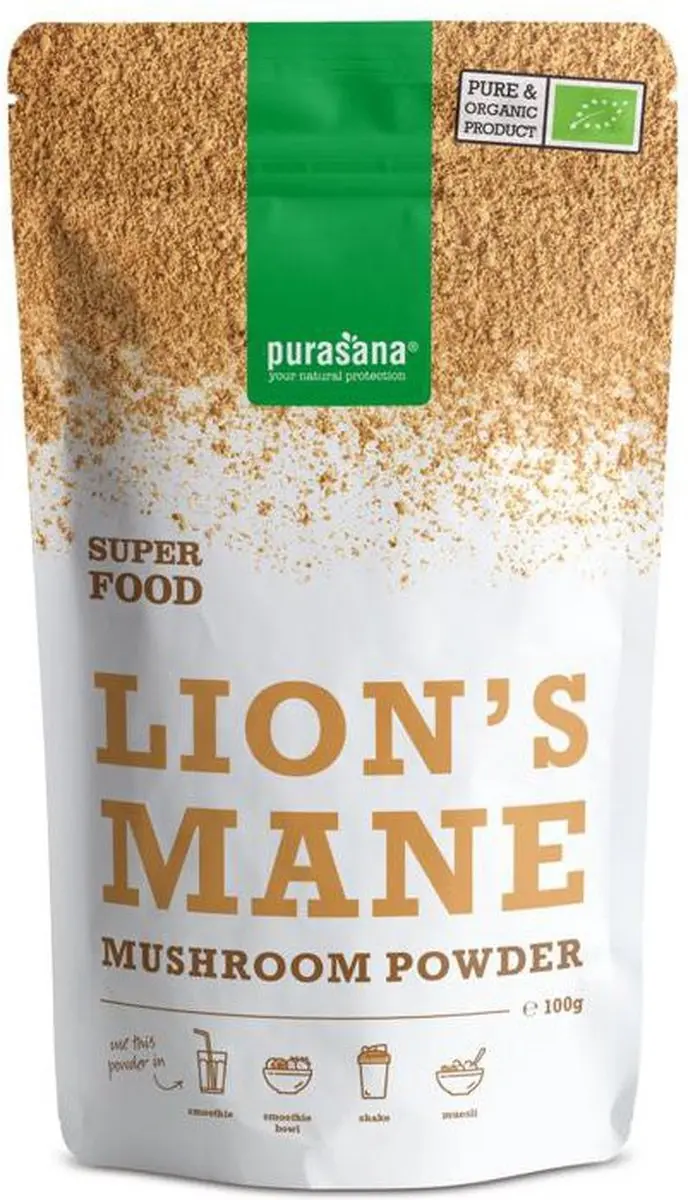 Purasana Lion's Mane Poeder Bio 100g