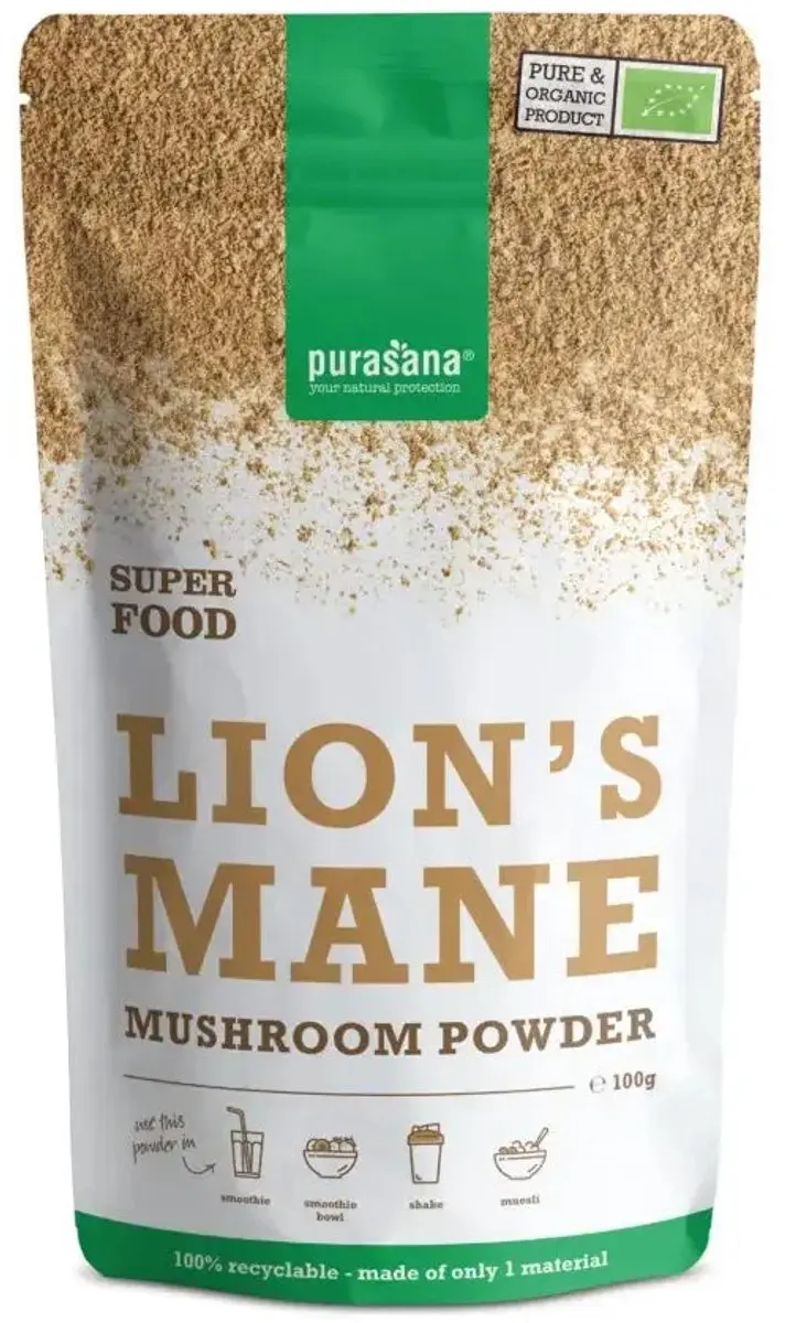 Purasana Lion's Mane Poeder Bio 100g