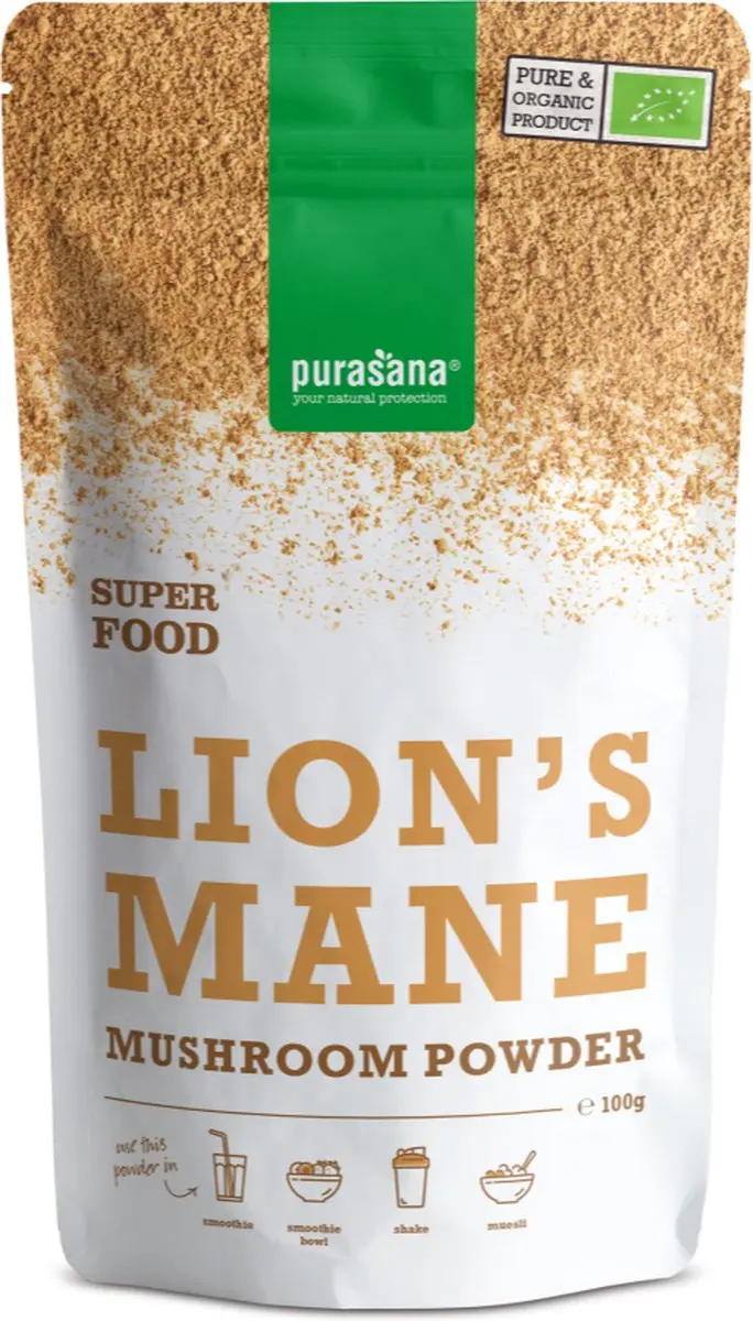 Purasana Lion's Mane Poeder Bio 100g