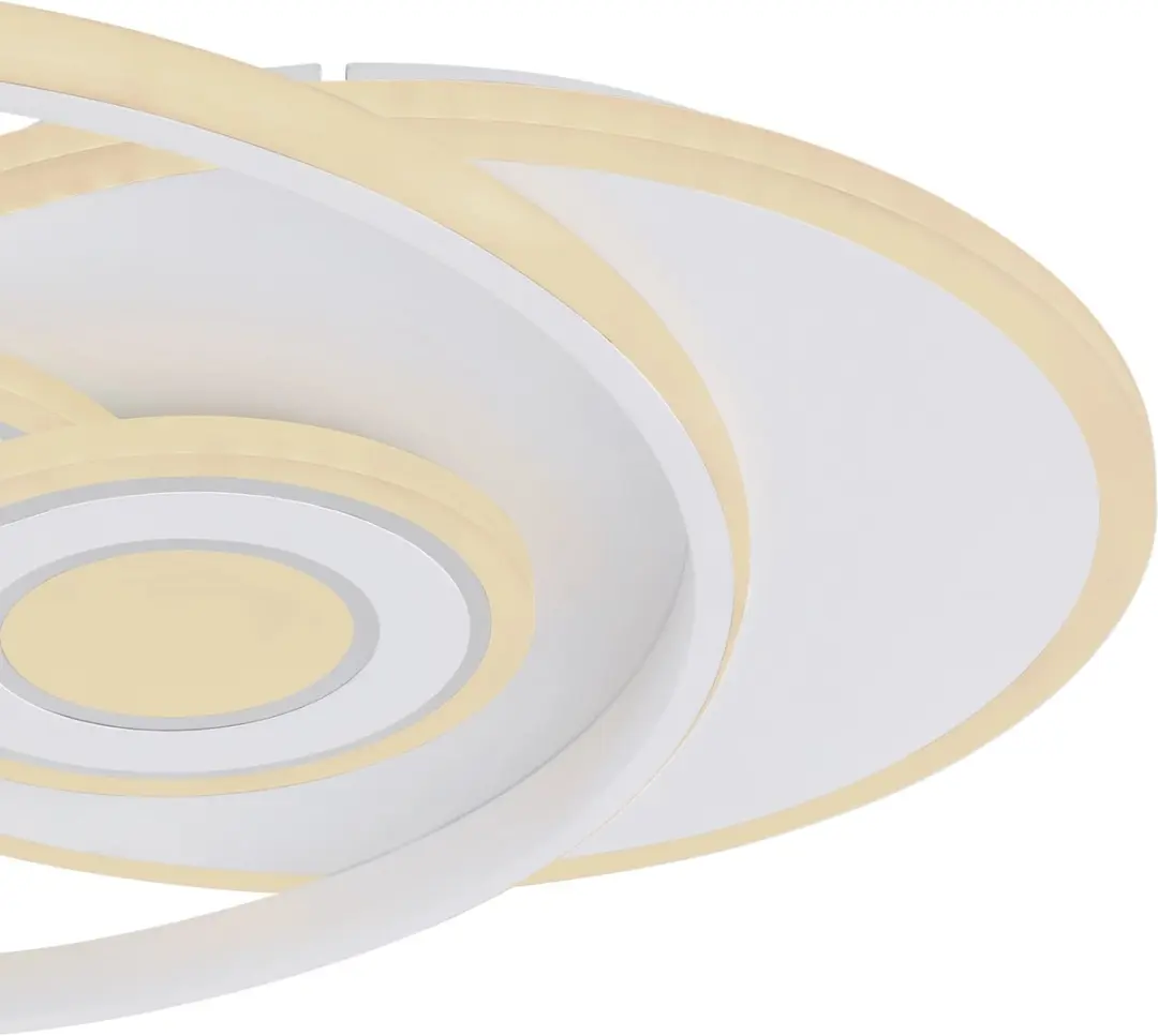 Globo Roderick Plafondlamp - 46cm Wit Metaal LED