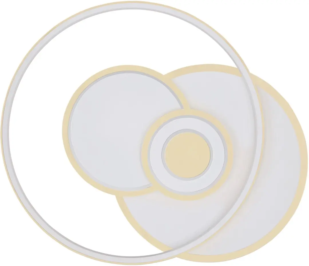 Globo Roderick Plafondlamp - 46cm Wit Metaal LED