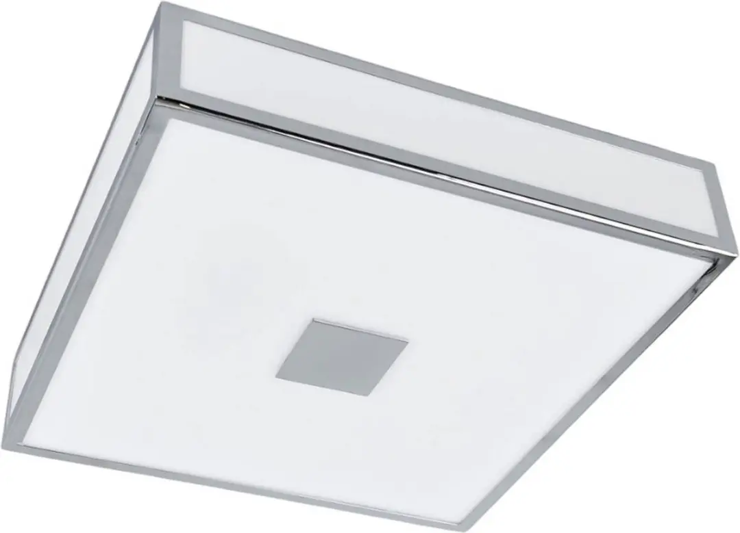Lindby Plafondlamp Badkamer 2 Lichtpunten - 18W - Opaalwit/Chroom