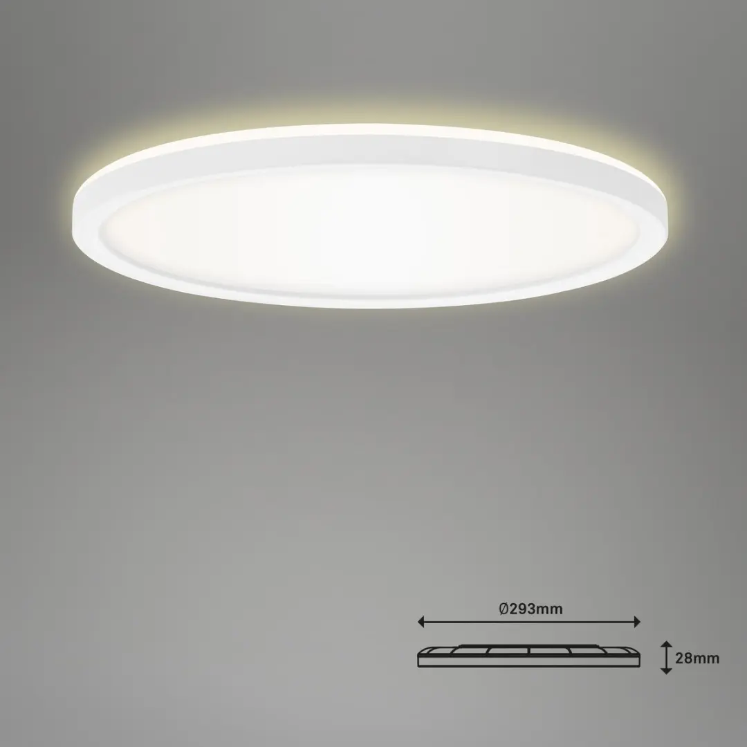 Briloner SLIM LED Paneel 15W 1.850 Lumen - RGB Wit