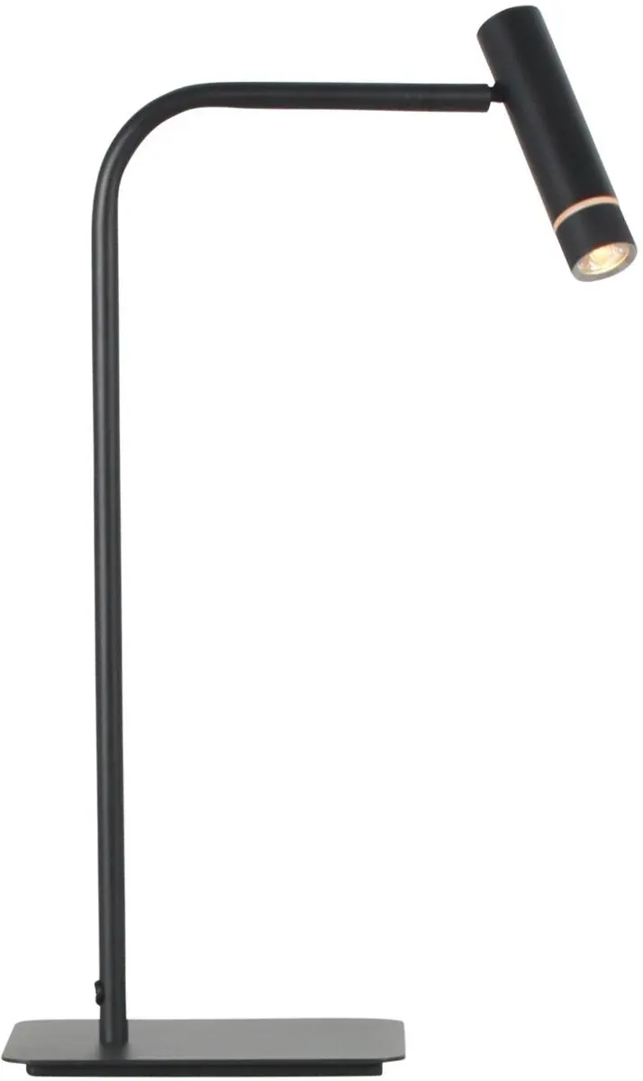 Steinhauer Volari 4709ZW Tafellamp - 5W Dim-to-Warm - Zwart