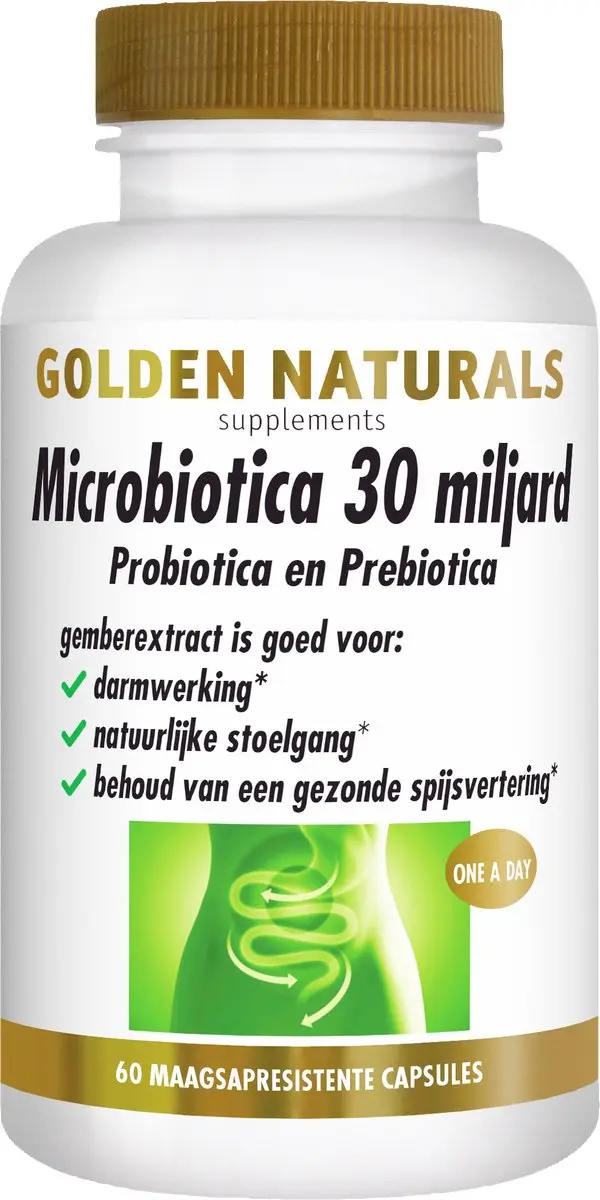 Golden Naturals Microbiotica 30 miljard Capsules