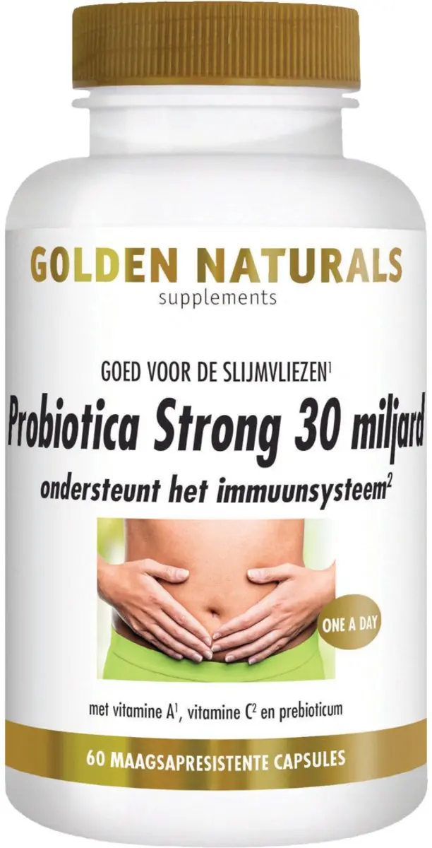 Golden Naturals Microbiotica 30 miljard Capsules - 60 Stuks