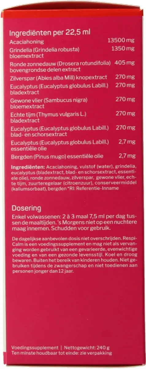 Nutrisan Respicalm Siroop 200ml