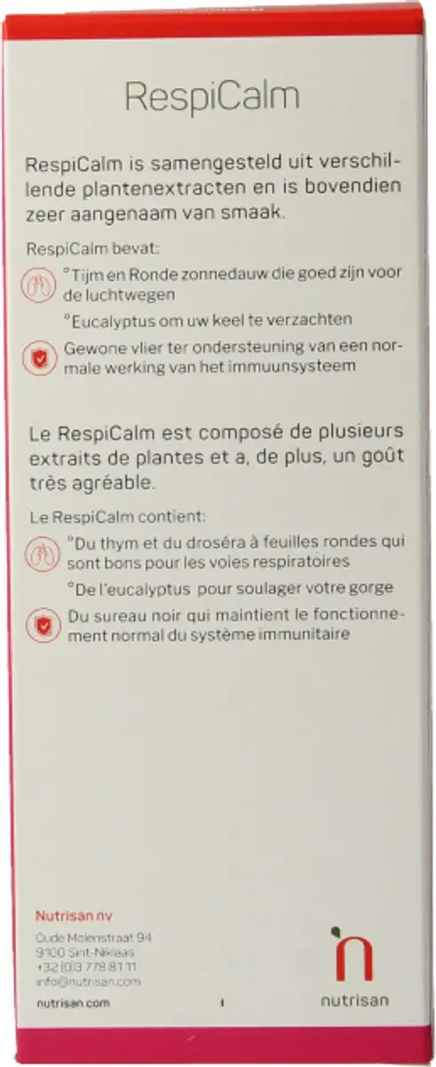 Nutrisan Respicalm Siroop 200ml