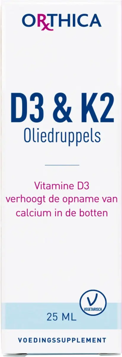 Orthica D3 & K2 Oliedruppels 25ml