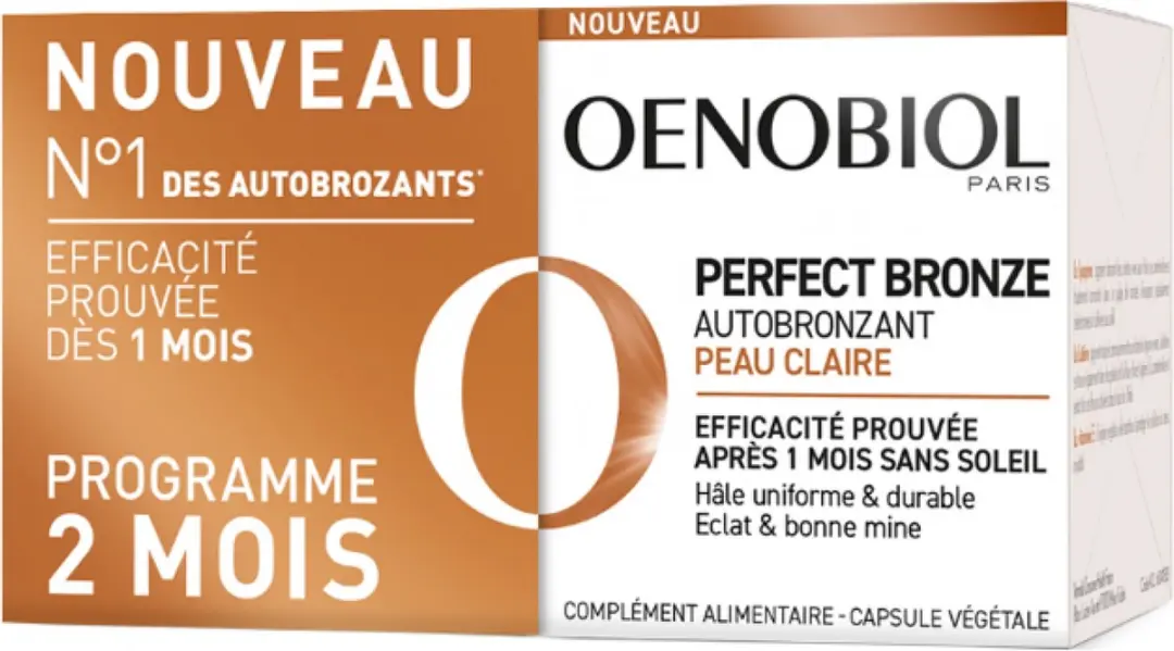 Oenobiol Perfect Bronze Zelfbruinende Capsules 60 Stuks