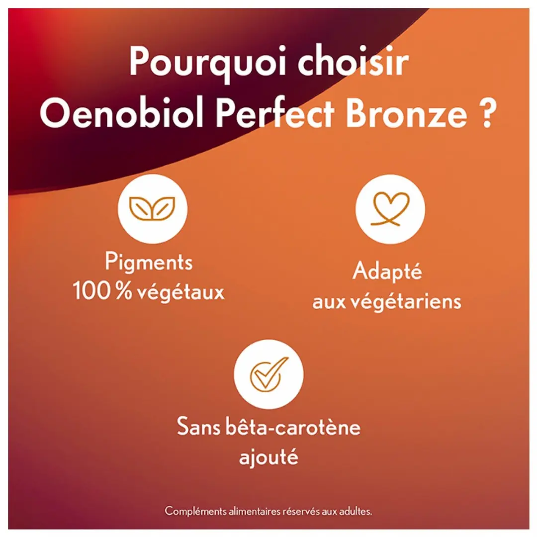 Oenobiol Perfect Bronze Zelfbruinende Capsules 60 Stuks