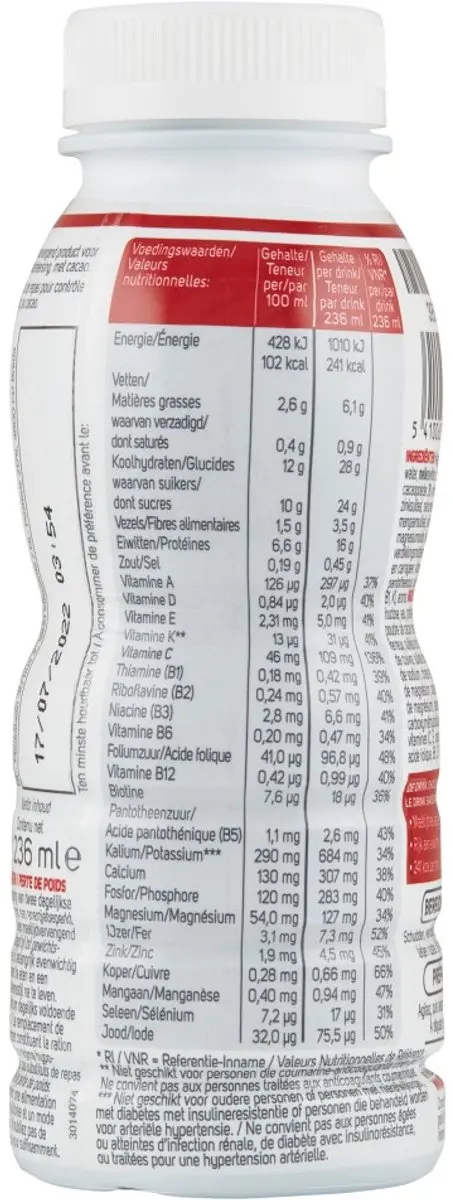 Modifast Drink Chocolade 236ml