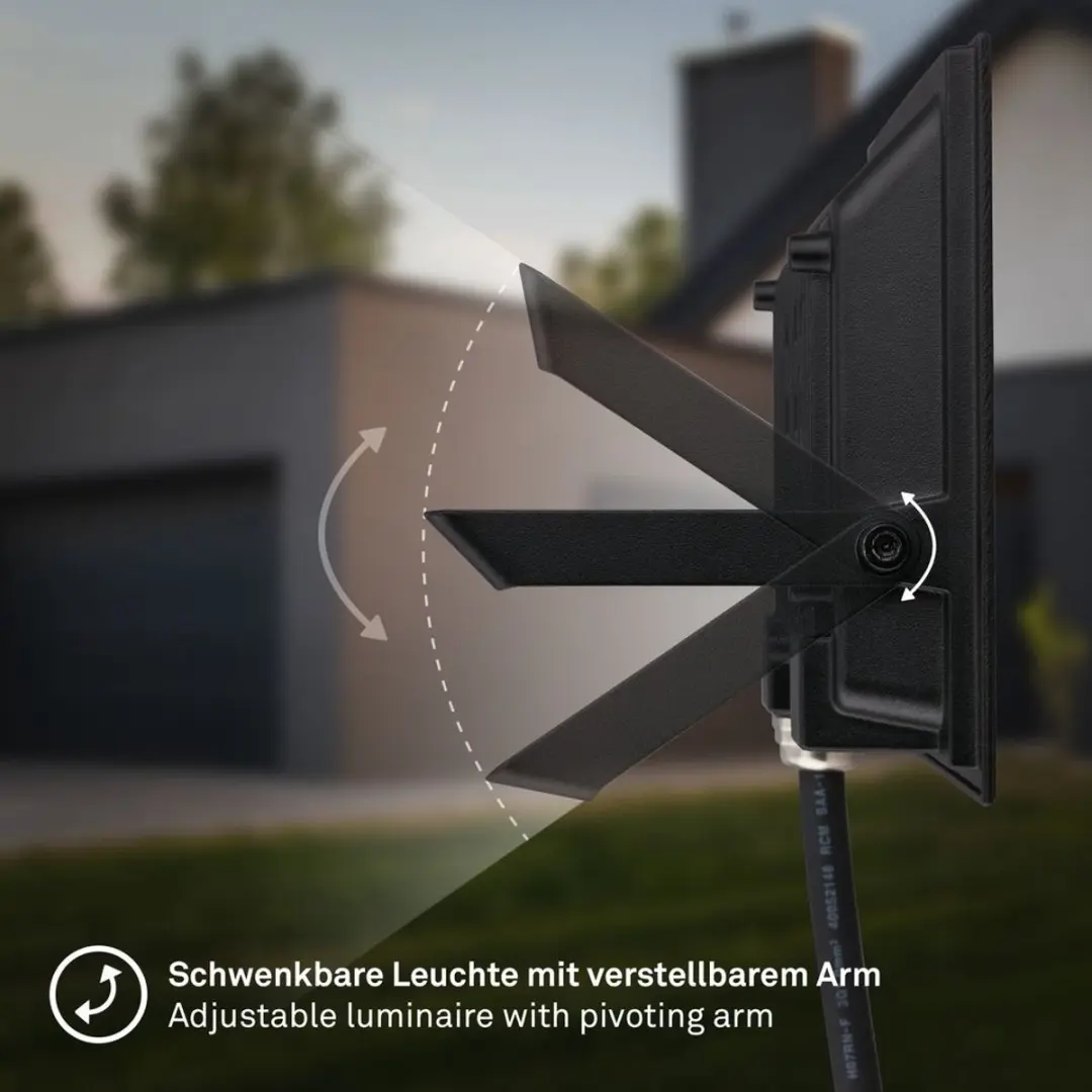 Briloner Varo LED Schijnwerper 20W - IP65 - Zwart