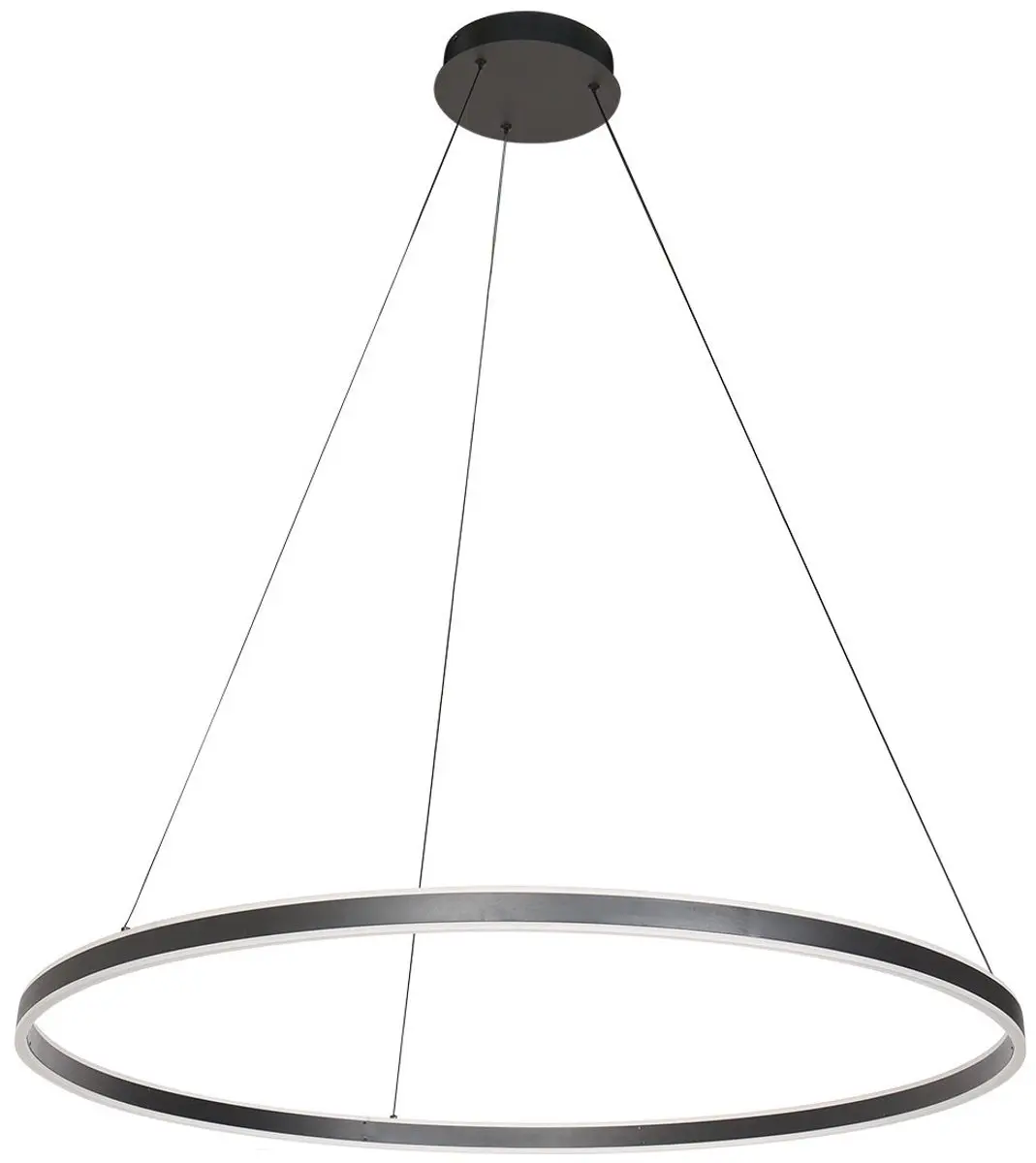 Steinhauer Ringlux 3676ZW Hanglamp - Zwart - Ø100cm