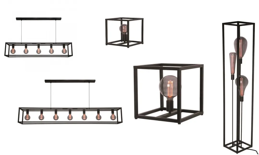 Freelight Esteso Vloerlamp 120cm - Zwart