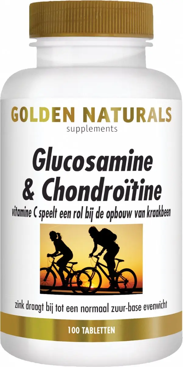 Golden Naturals Glucosamine & Chondroïtine 100 tabletten