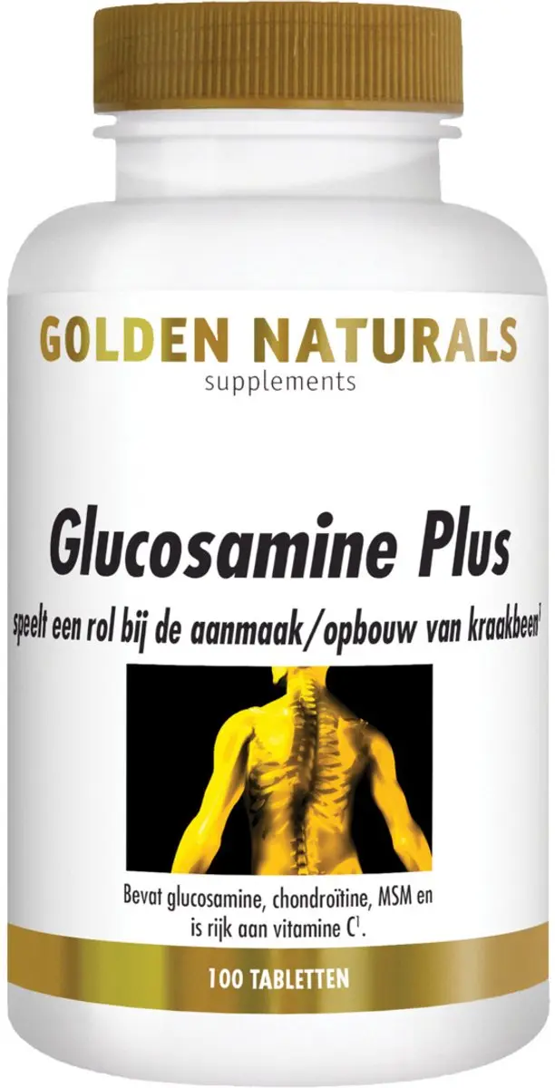 Golden Naturals Glucosamine & Chondroïtine 100 tabletten
