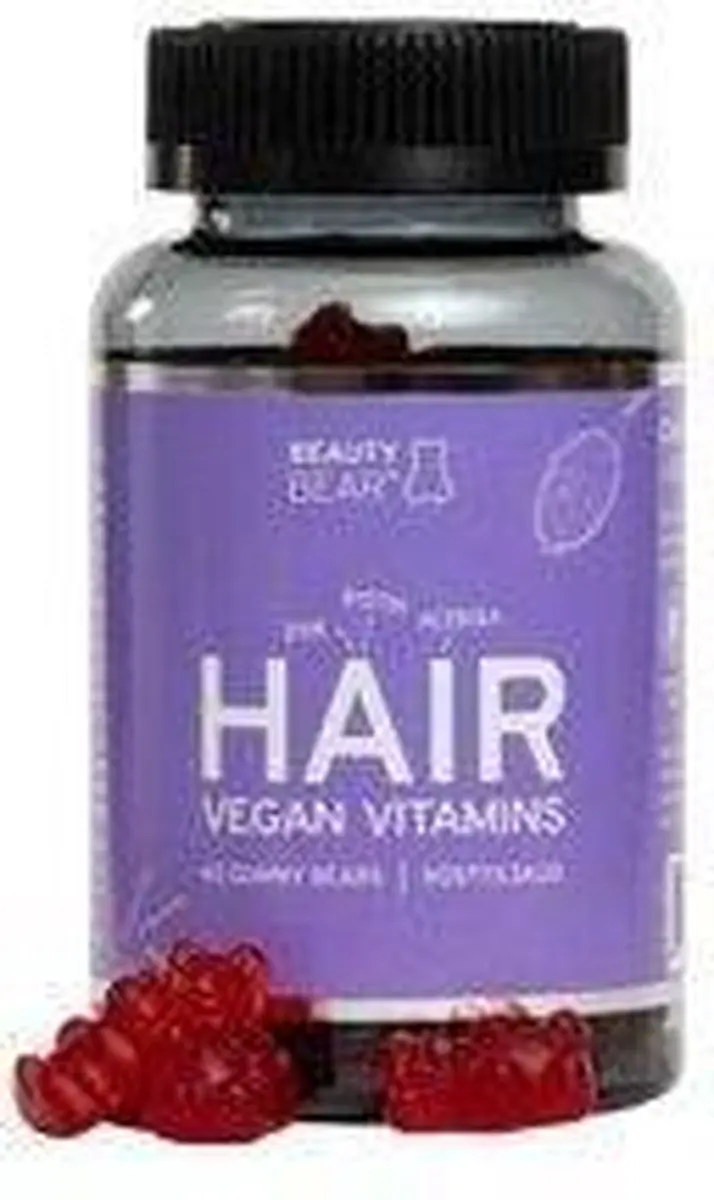 Beauty Bear Hair Vitamines Biotine Gummies 60 Stuks