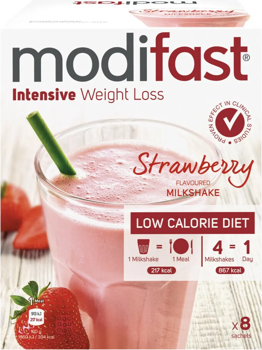 Modifast Weight Control Milkshake Aardbei