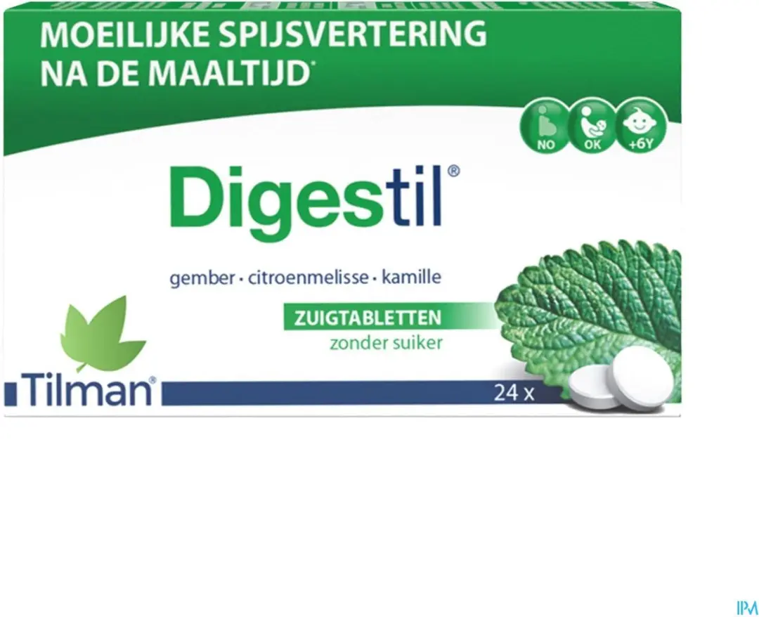 Tilman Digestil Maagtabletten 24 Stuks