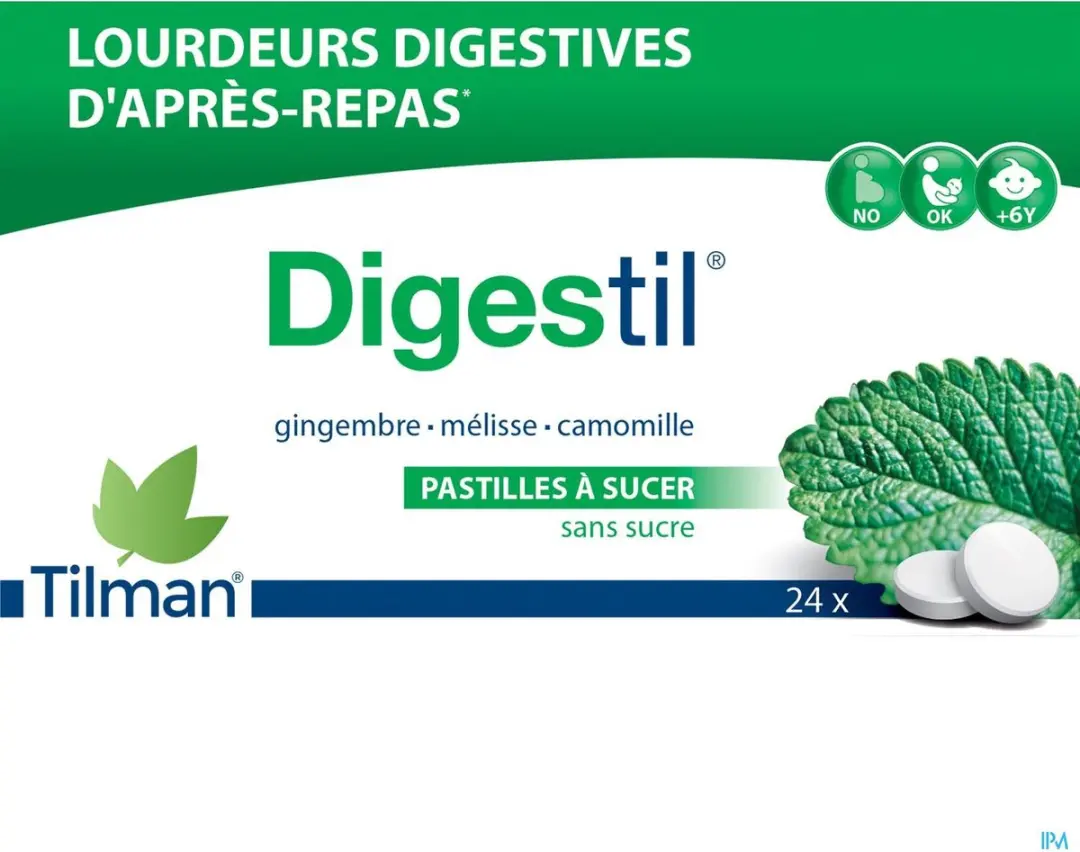 Tilman Digestil Maagtabletten 24 Stuks