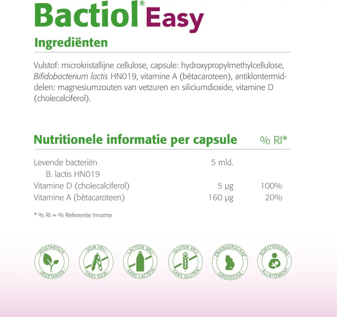 Metagenics Bactiol Easy Capsules - 30 Stuks