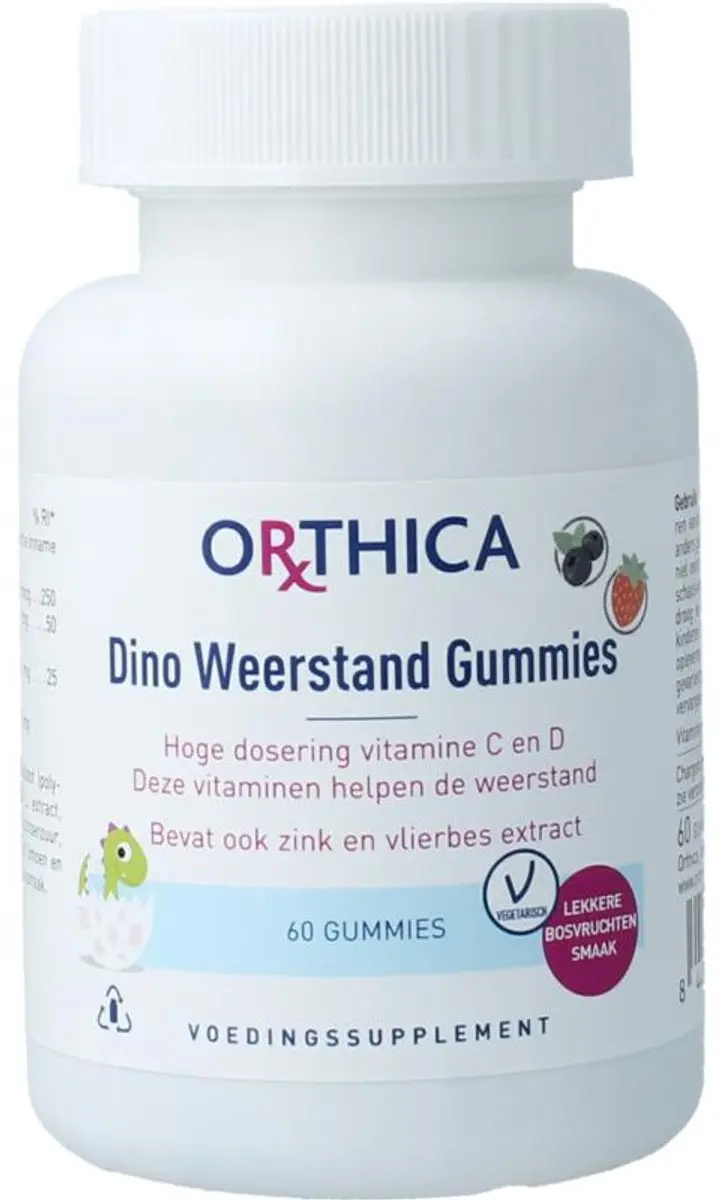 Orthica Dino Weerstand Gummies - 60 Stuks