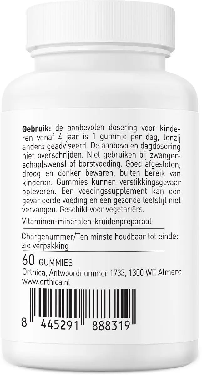 Orthica Dino Weerstand Gummies - 60 Stuks