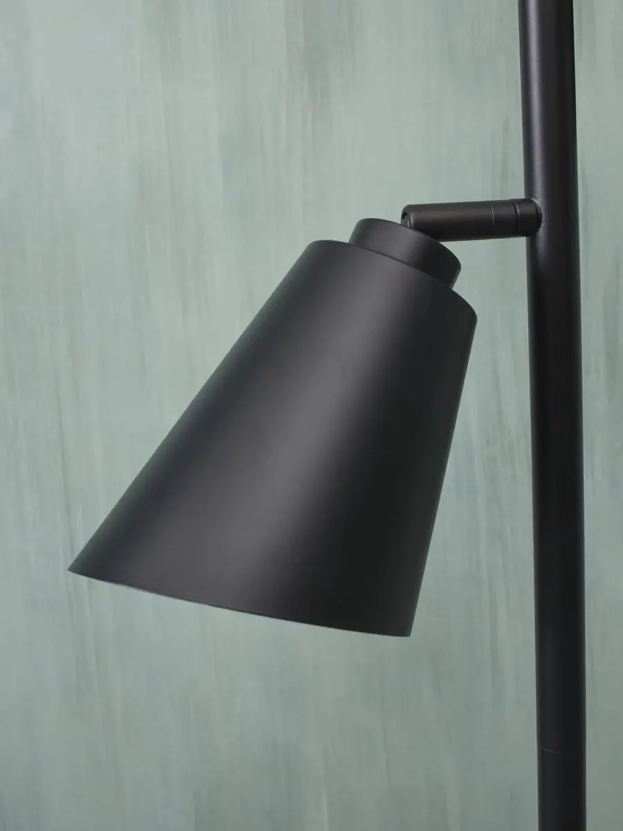 it's about RoMi Bremen Vloerlamp - 2 Lichtpunten - Zwart