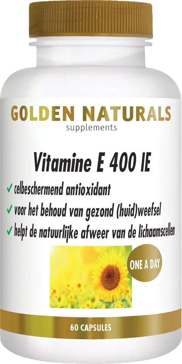 Golden Naturals Vitamine E 400 IE Softgelcapsules