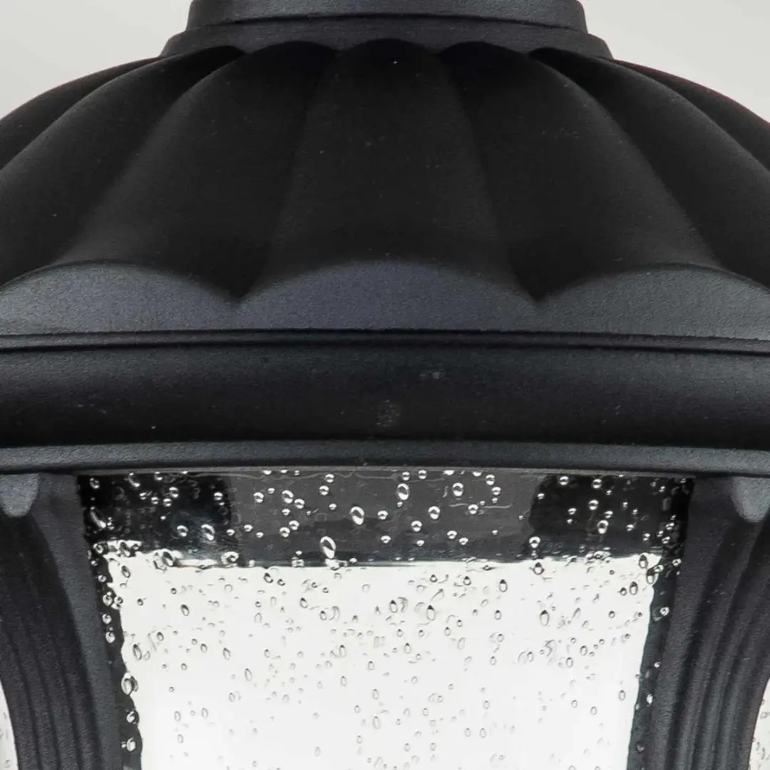 Elstead Mini LED Tuin Pilaar Chicago E27 - 60W - IP44 - Textured Black