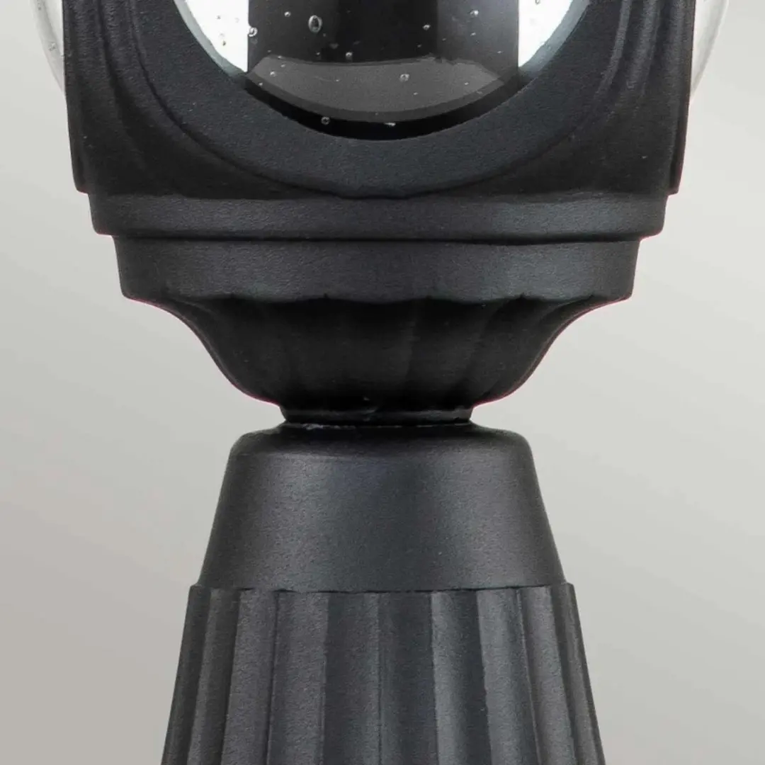 Elstead Mini LED Tuin Pilaar Chicago E27 - 60W - IP44 - Textured Black