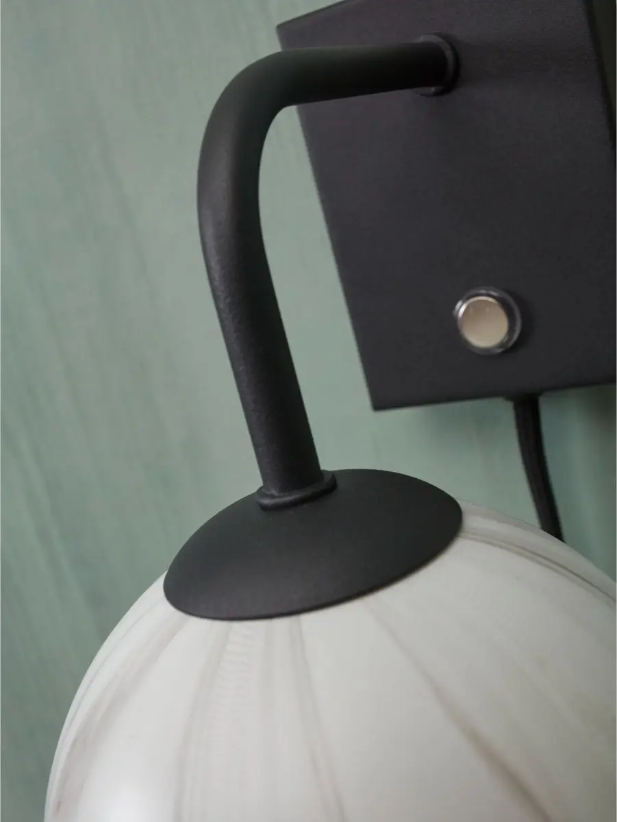it's about RoMi Wandlamp Carrara - Zwart/Wit - afbeelding 6 van 6
