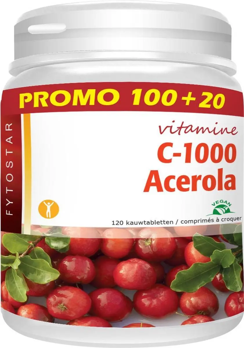 Fytostar Acerola C 1000 Kauwtabletten