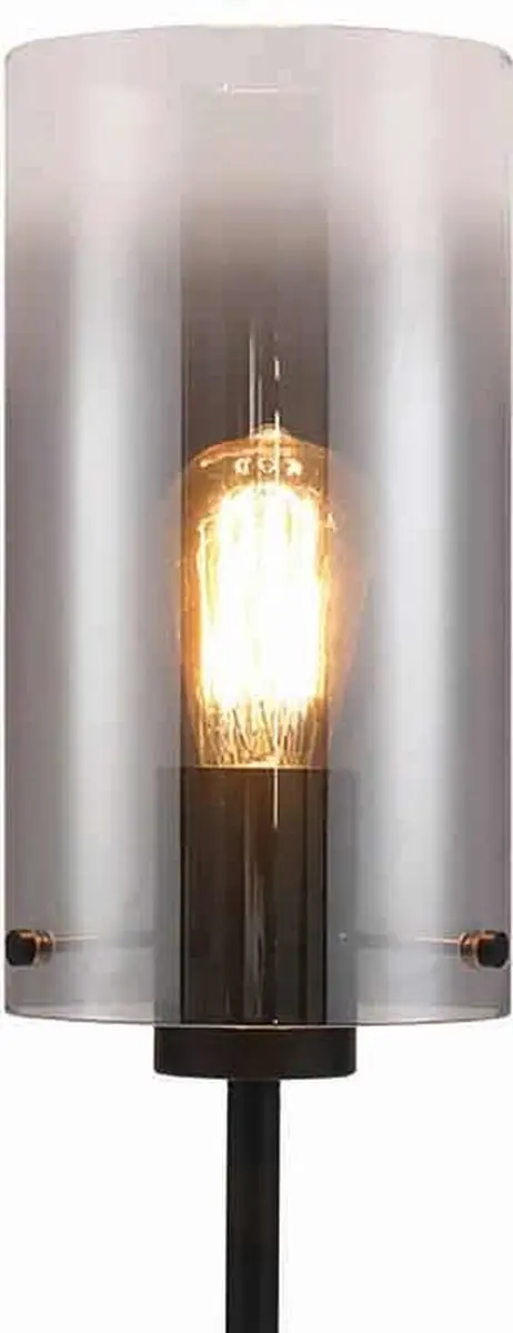 Freelight Ventotto Vloerlamp - 40W - Smoke/Zwart