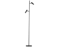 Steinhauer Volari 4711ZW Vloerlamp - 2x5W Dim-to-Warm Zwart
