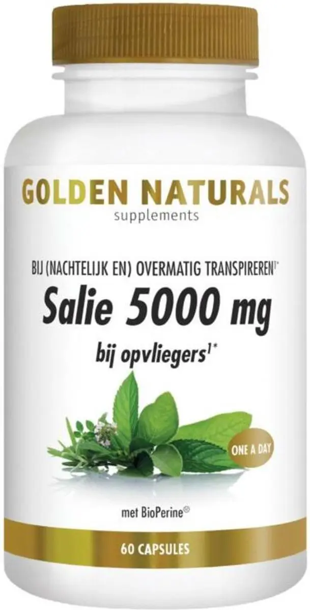 Golden Naturals Salie 5000mg 60 Vegan Capsules