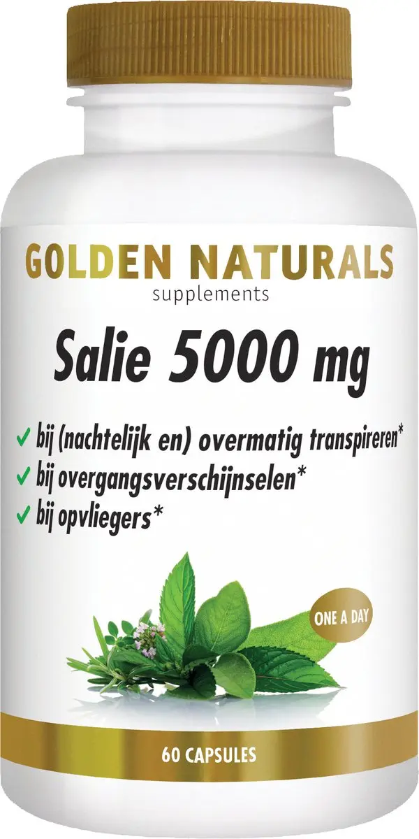 Golden Naturals Salie 5000mg 60 Vegan Capsules