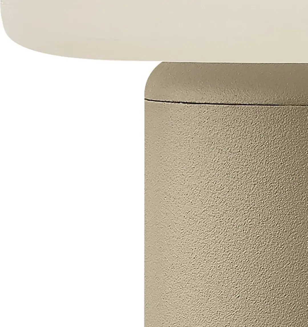 Hell Leuchten Tiny-B LED Tafellamp - Warm Wit - Wit/Zand Metaal