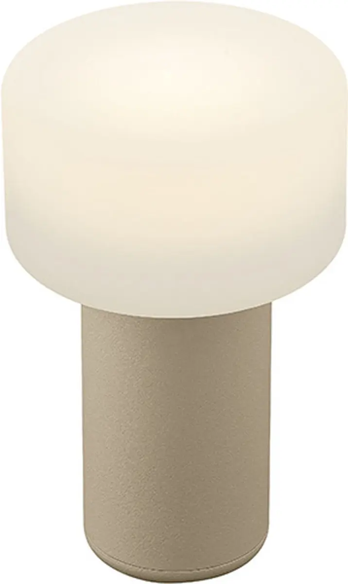 Hell Leuchten Tiny-B LED Tafellamp - Warm Wit - Wit/Zand Metaal
