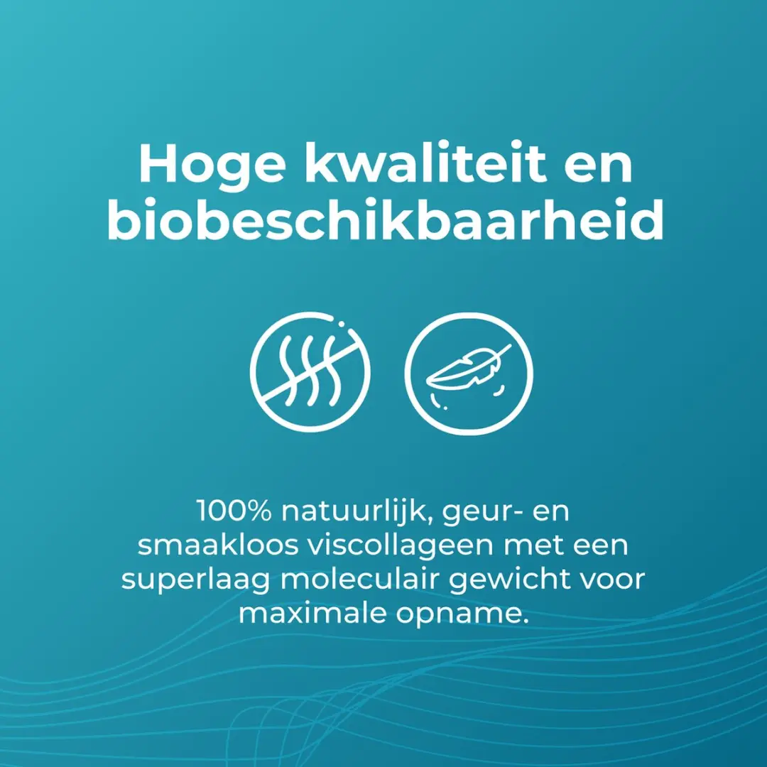 Collavita FlexiGlow Viscollageen Poeder 170g - Met Hyaluronzuur/Vitamine C/D3